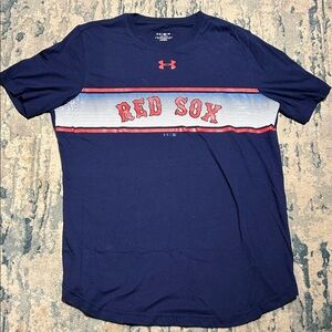 Under Armour Men's Navy Blue Red Sox Tee